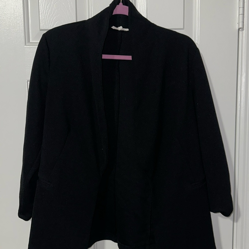 Maurices Black Blazer Size 0 (plus)
